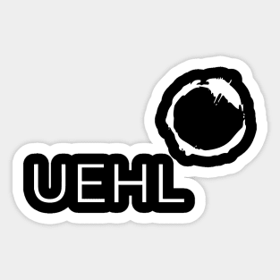 UEHL (white design) Sticker